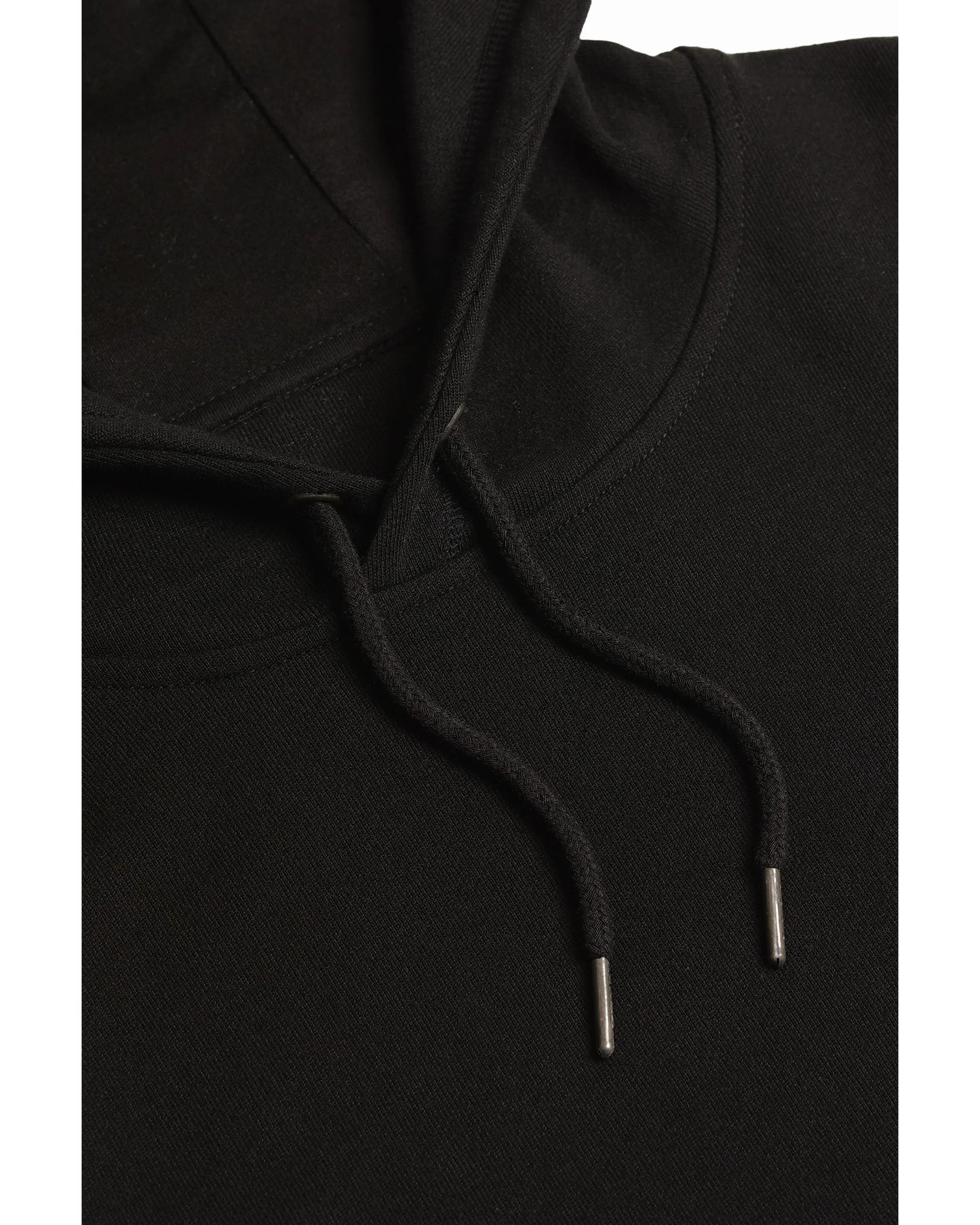 Organic Cotton French Terry Hoodie Midweight 10oz Black
