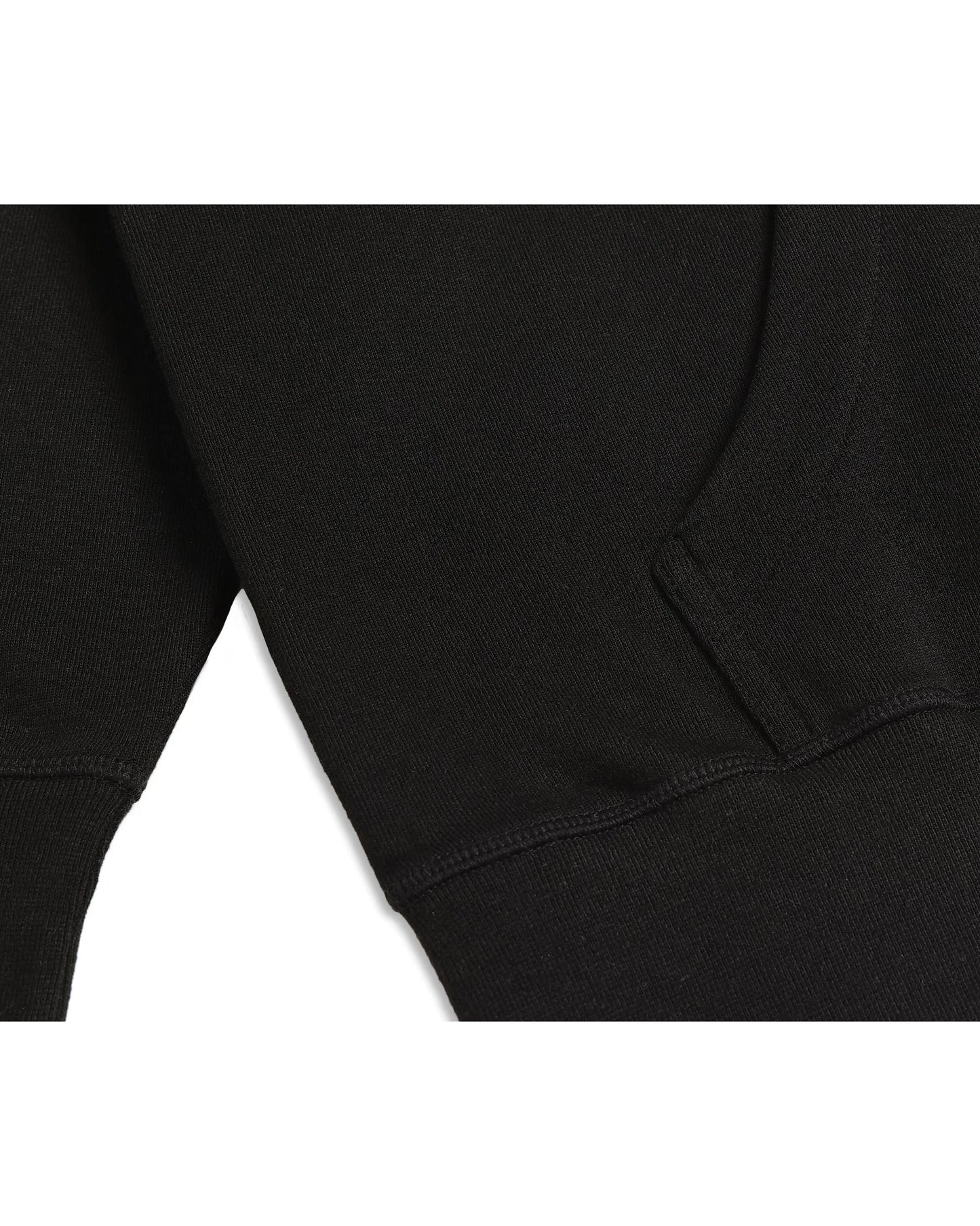 Organic Cotton French Terry Hoodie Midweight 10oz Black