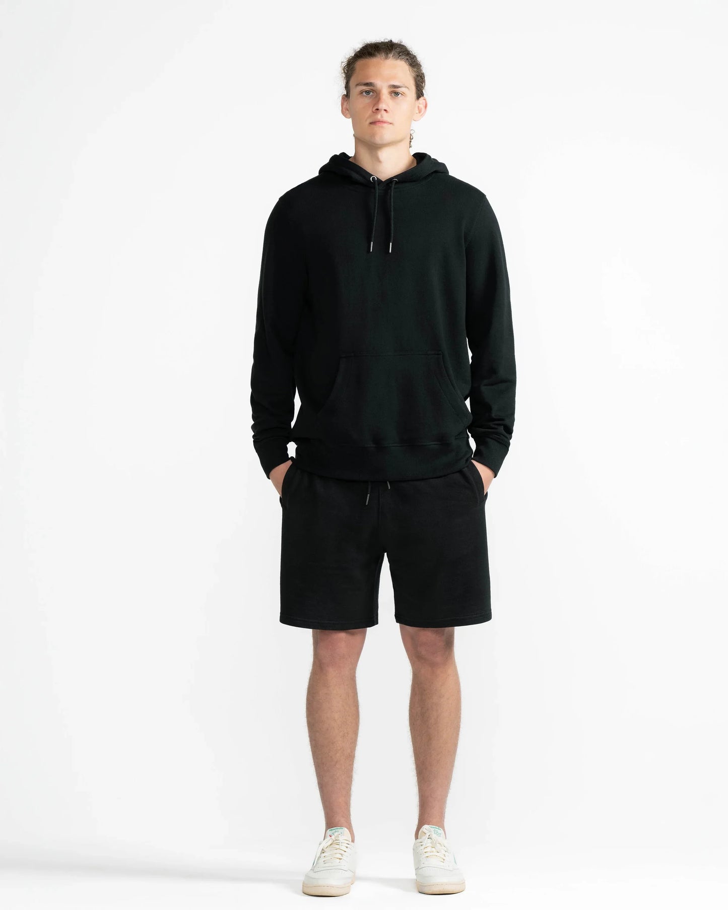 Organic Cotton French Terry Hoodie Midweight 10oz Black