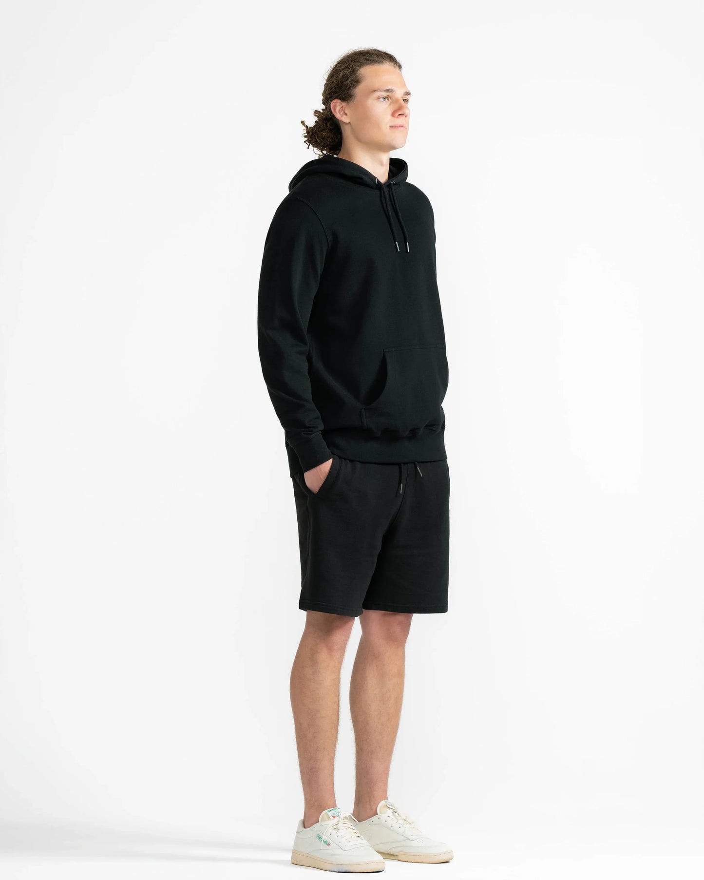 Organic Cotton French Terry Hoodie Midweight 10oz Black