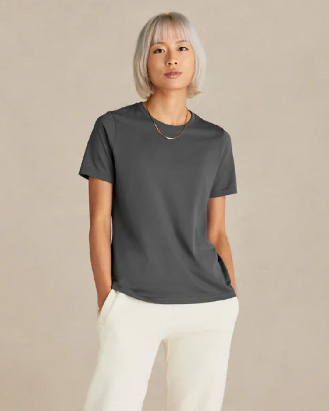 SUPIMA® Cotton Women's Shirt | Slate - Rose & Rae Threads