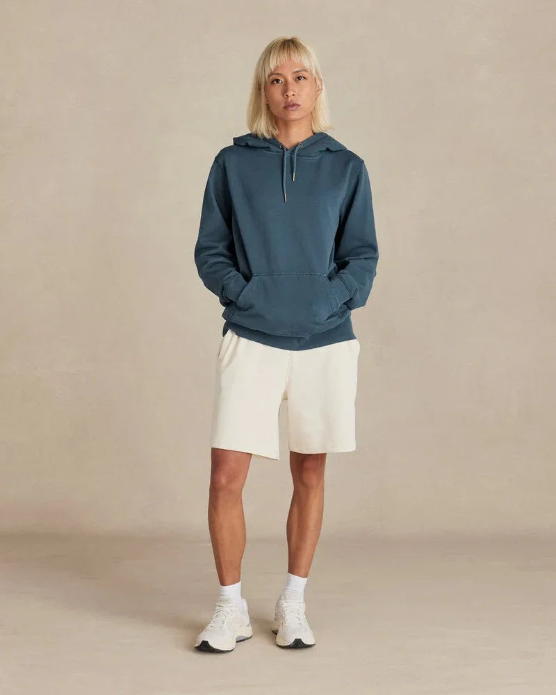 Organic Cotton French Terry Hoodie Midweight 10oz Seaside