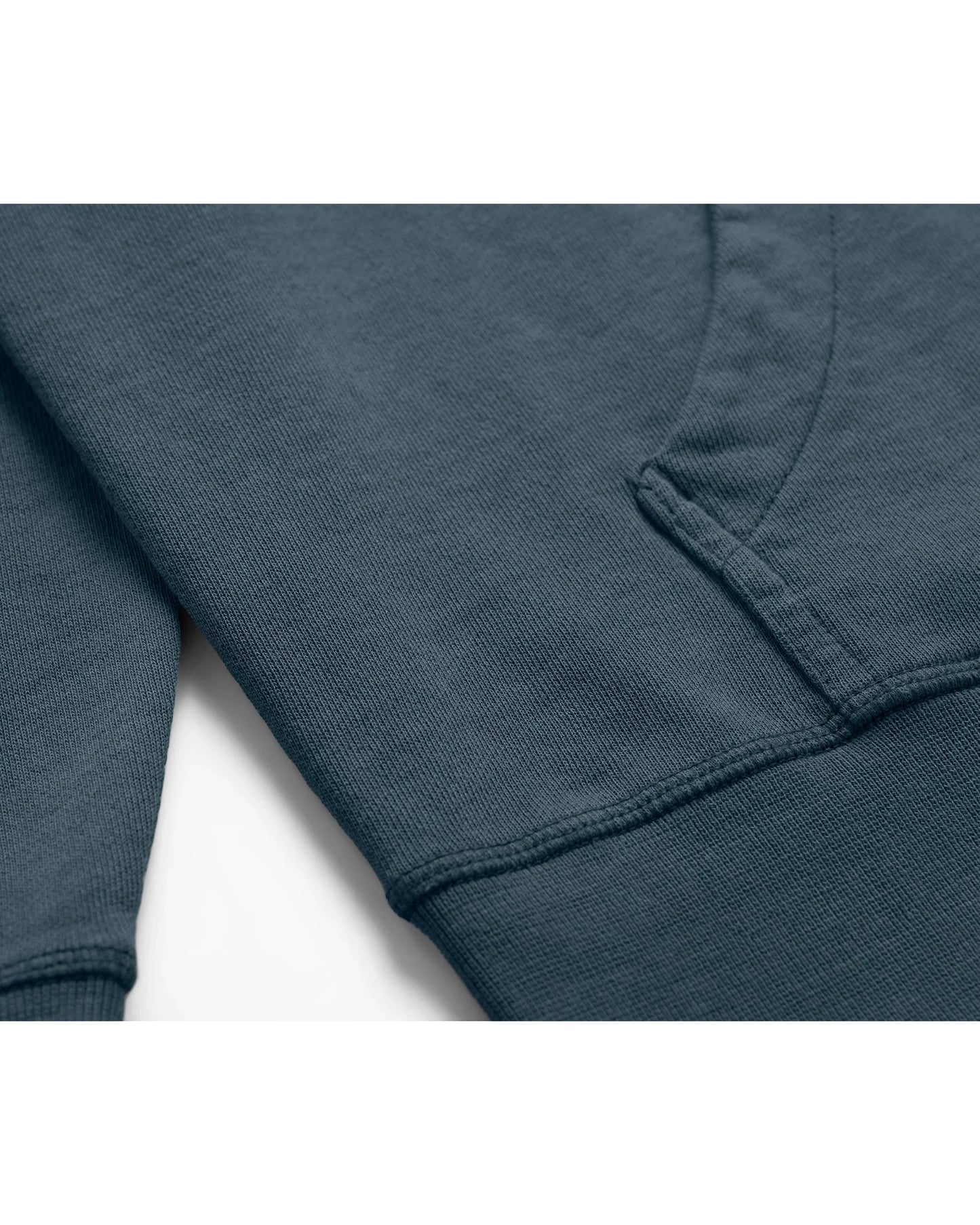 Organic Cotton French Terry Hoodie Midweight 10oz Seaside