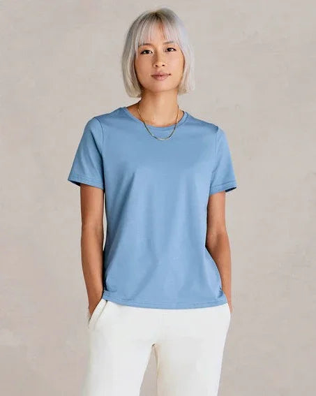 SUPIMA® Cotton Women's Shirt | Cloudy Blue