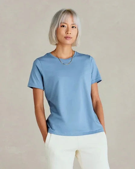 SUPIMA® Cotton Women's Shirt | Cloudy Blue