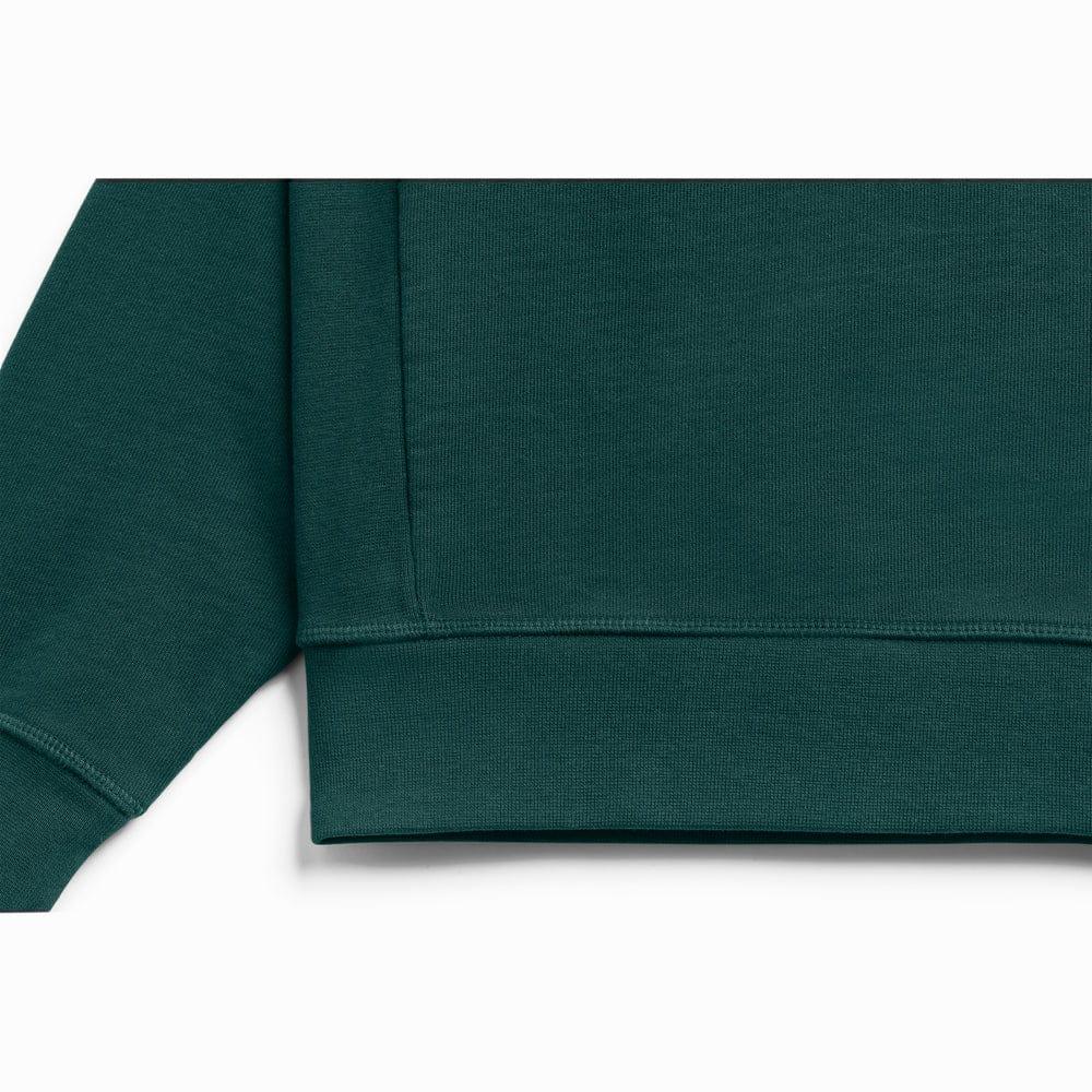 Organic Cotton French Terry Crew Sweatshirt Heavyweight 15oz Ivy - Rose & Rae Threads