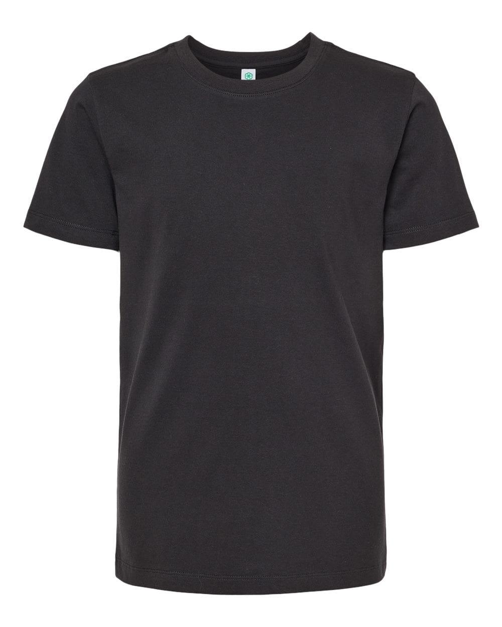 Youth Organic Cotton T-Shirt Black 25.00 - Rose & Rae Threads