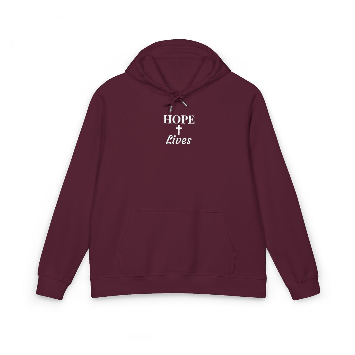 Unisex "HOPE Lives" Hoodie - Organic Ring-Spun Cotton - Rose & Rae Threads