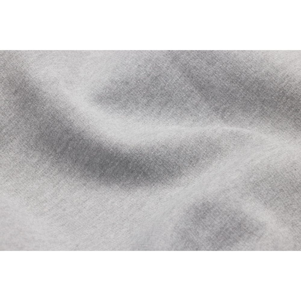 100% Premium Organic Brushed Cotton Crew, Coed 12oz - Heather Grey 100% Premium Organic Brushed Cotton Crew, Coed 12oz - Heather Grey Product Description