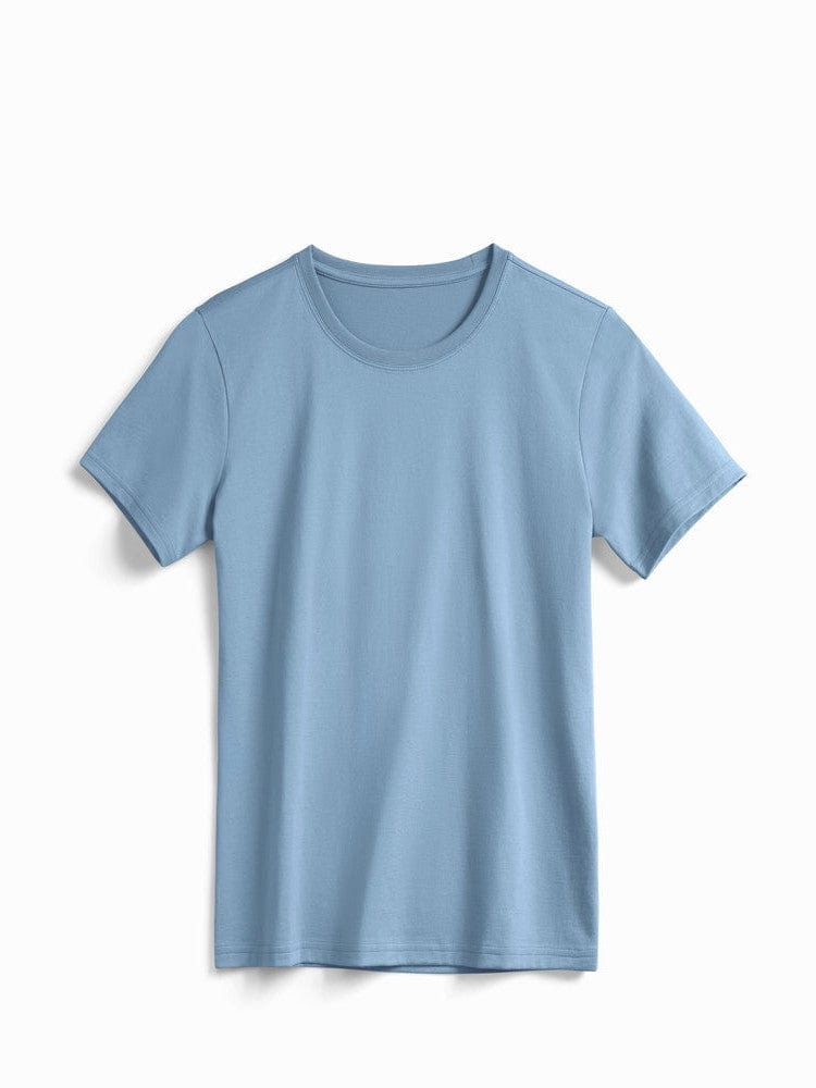 Women's Supima® Cotton Shirt $50 (TWO) FOR $75 Cloudy Blue - Rose & Rae Threads