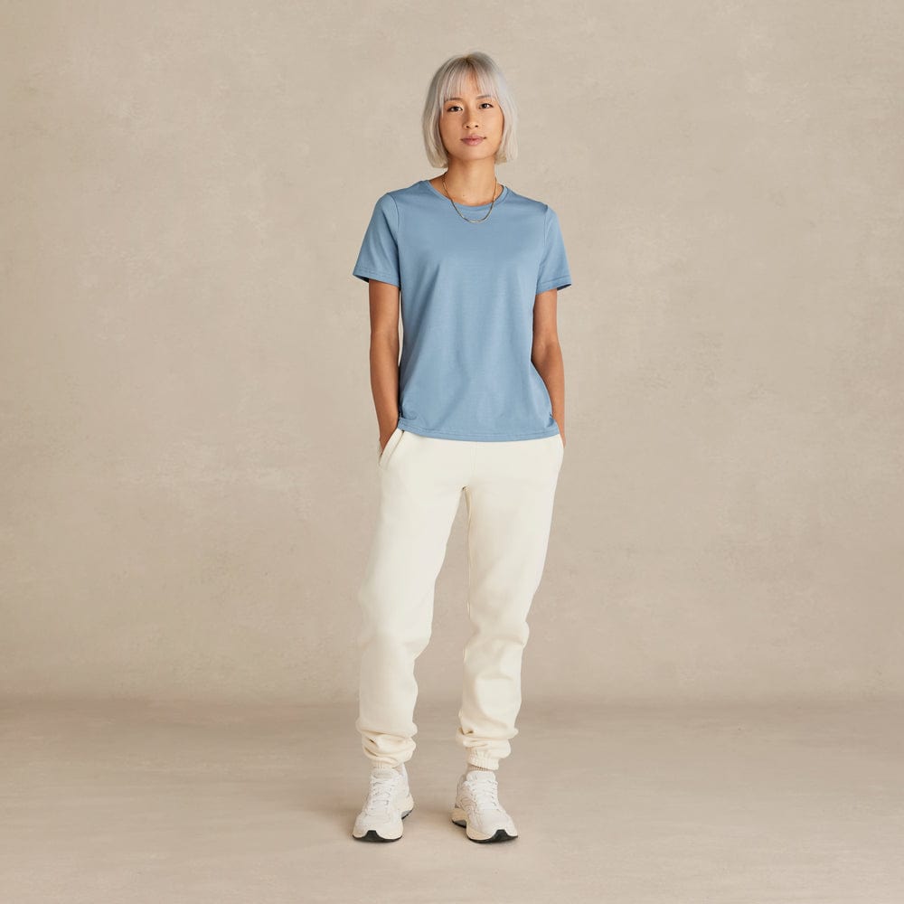 Women's Supima® Cotton Shirt $50 (TWO) FOR $75 Cloudy Blue - Rose & Rae Threads
