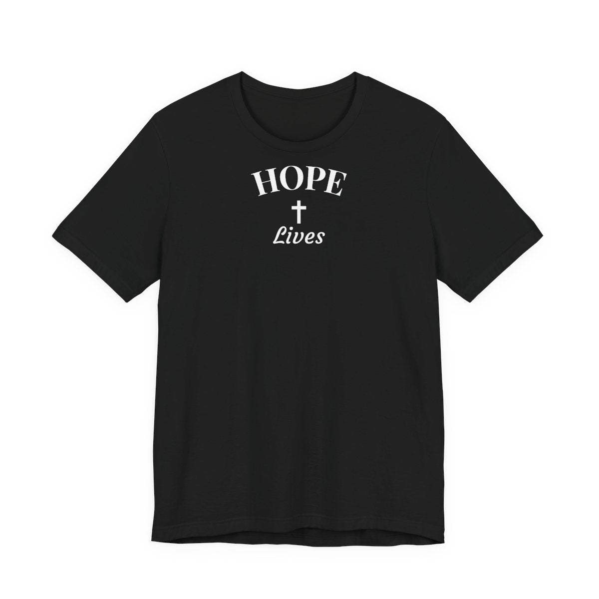 Unisex "HOPE Lives" T-Shirt | 100% Airlume & Ringspun Cotton, Ultimate Softness - Rose & Rae Threads