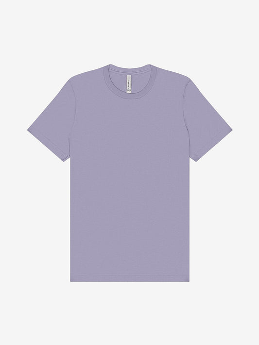 MEN'S 100% AIRLUME COMBED & RING-SPUN COTTON T-SHIRT - DARK LAVENDER