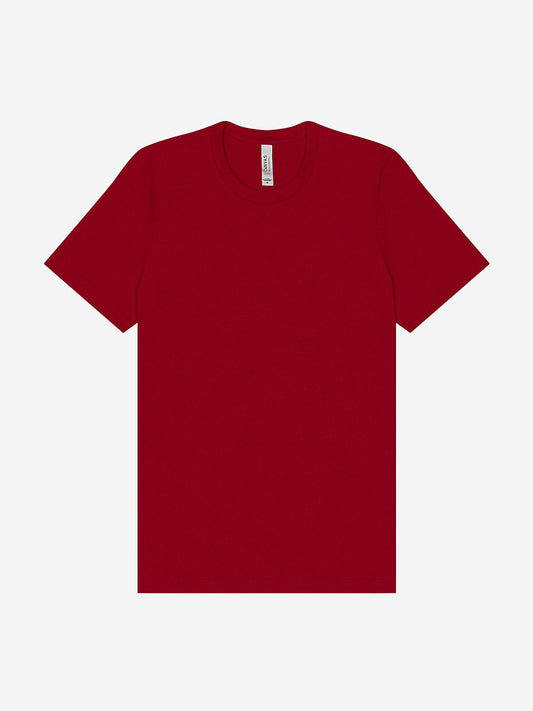 PREMIUM COED AIRLUME COMBED & RINGSPUN COTTON T-SHIRT - CANVAS RED