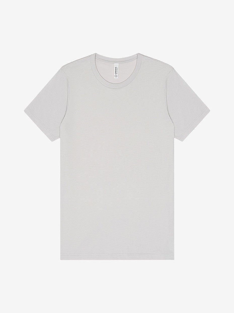 MEN'S 100% AIRLUME COMBED & RING-SPUN COTTON T-SHIRT - SILVER