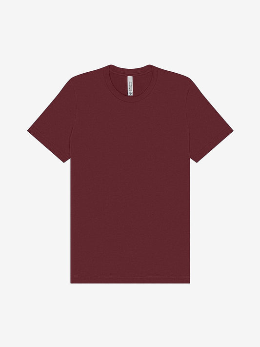 MEN'S 100% AIRLUME COMBED & RING-SPUN COTTON T-SHIRT - MAROON