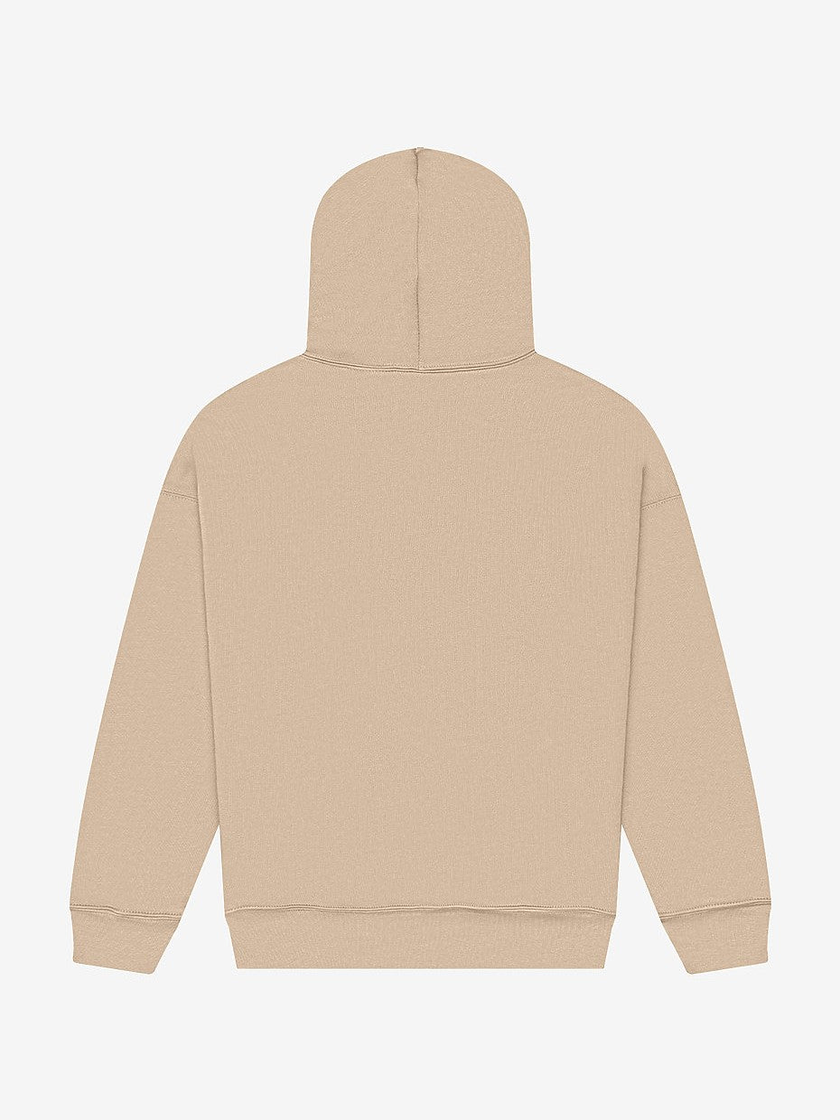 COED 8 OZ LIGHTWEIGHT HOODIE. SOFT AIRLUME COMBED & RING-SPUN COTTON BLEND - TAN