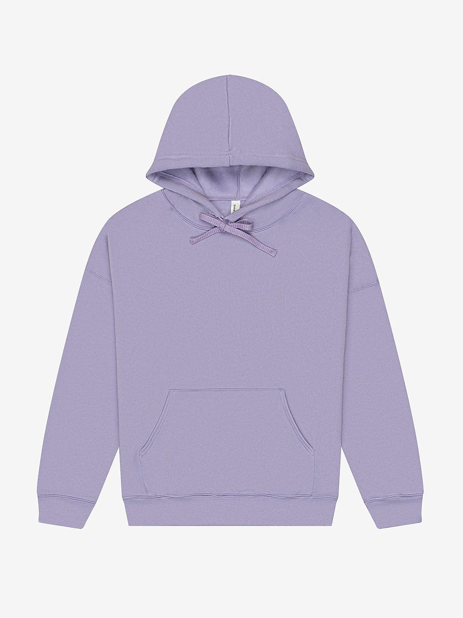 COED 8 OZ LIGHTWEIGHT HOODIE. SOFT AIRLUME COMBED & RING-SPUN COTTON BLEND - DARK LAVENDER