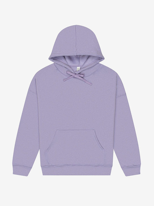 COED 8 OZ LIGHTWEIGHT HOODIE. SOFT AIRLUME COMBED & RING-SPUN COTTON BLEND - DARK LAVENDER