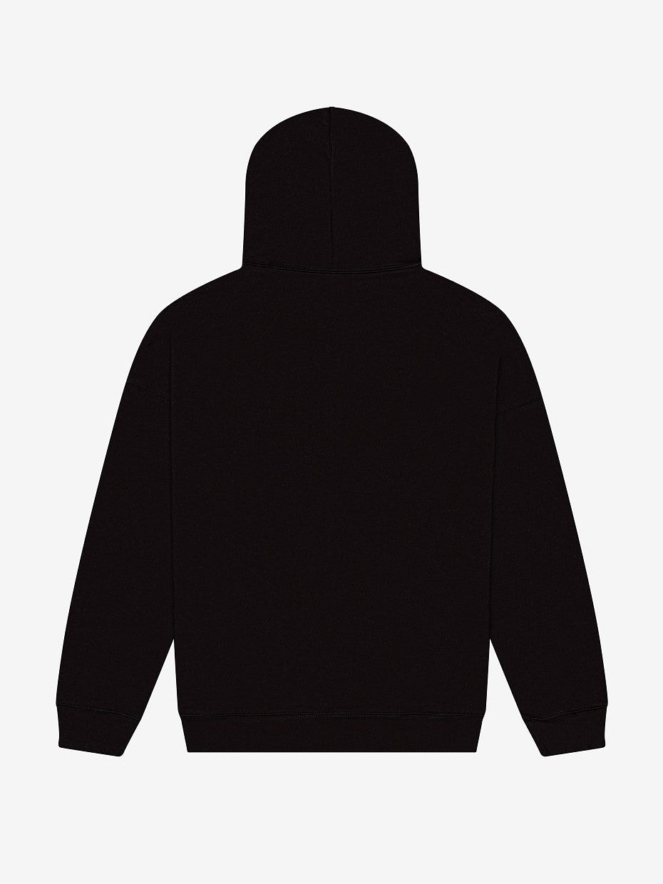 COED 8 OZ LIGHTWEIGHT HOODIE. SOFT AIRLUME COMBED & RING-SPUN COTTON BLEND - BLACK