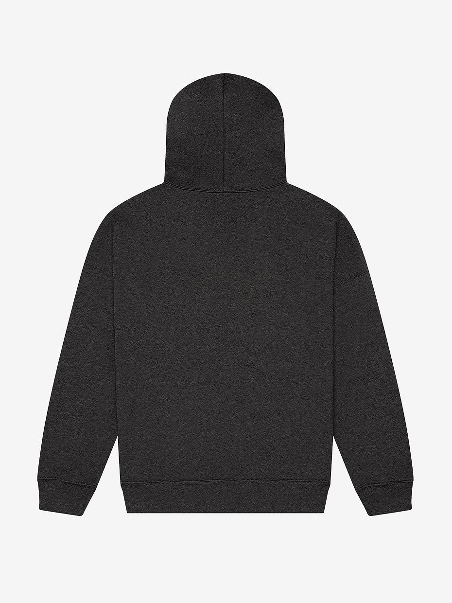 COED 8 OZ LIGHTWEIGHT HOODIE. SOFT AIRLUME COMBED & RING-SPUN COTTON BLEND - DARK GREY HEATHER