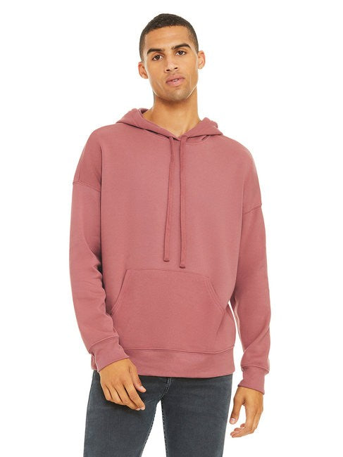 COED 8 OZ LIGHTWEIGHT HOODIE. SOFT AIRLUME COMBED & RING-SPUN COTTON BLEND - MAUVE