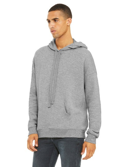 COED 8 OZ LIGHTWEIGHT HOODIE. SOFT AIRLUME COMBED & RING-SPUN COTTON BLEND - ATHLETIC HEATHER