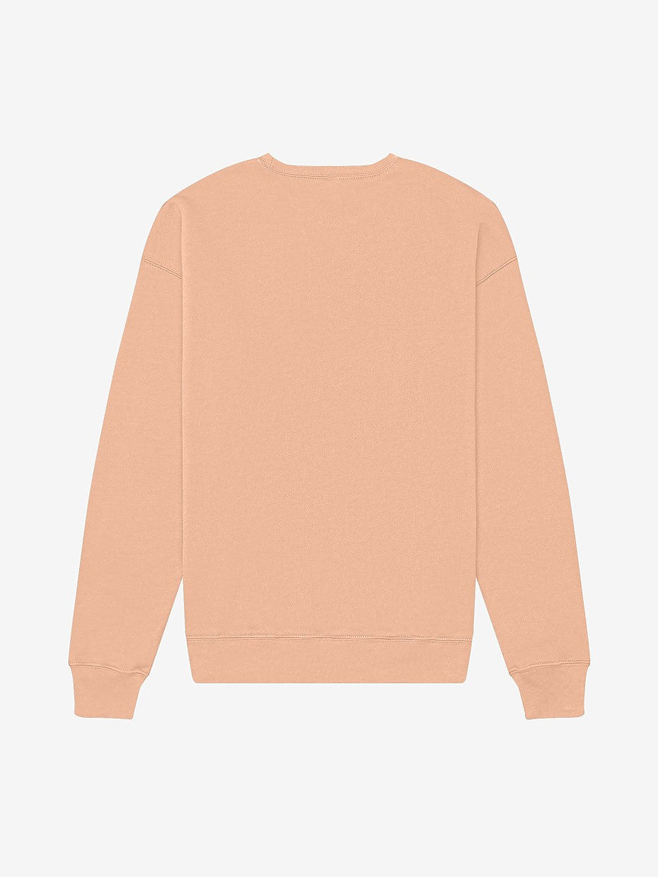 ULTRA-SOFT COED 8oz LIGHTWEIGHT SWEATSHIRT. AIRLUME COMBED & RING-SPUN COTTON/POLY BLEND - PEACH