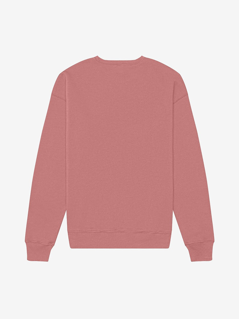 ULTRA-SOFT COED 8oz LIGHTWEIGHT SWEATSHIRT. AIRLUME COMBED & RING-SPUN COTTON/POLY BLEND - MAUVE