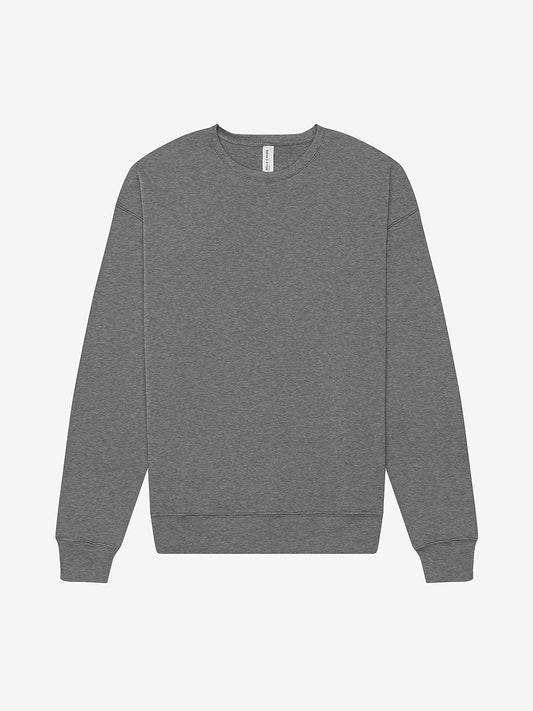 ULTRA-SOFT COED 8oz LIGHTWEIGHT SWEATSHIRT. AIRLUME COMBED & RING-SPUN COTTON/POLY BLEND - DEEP HEATHER