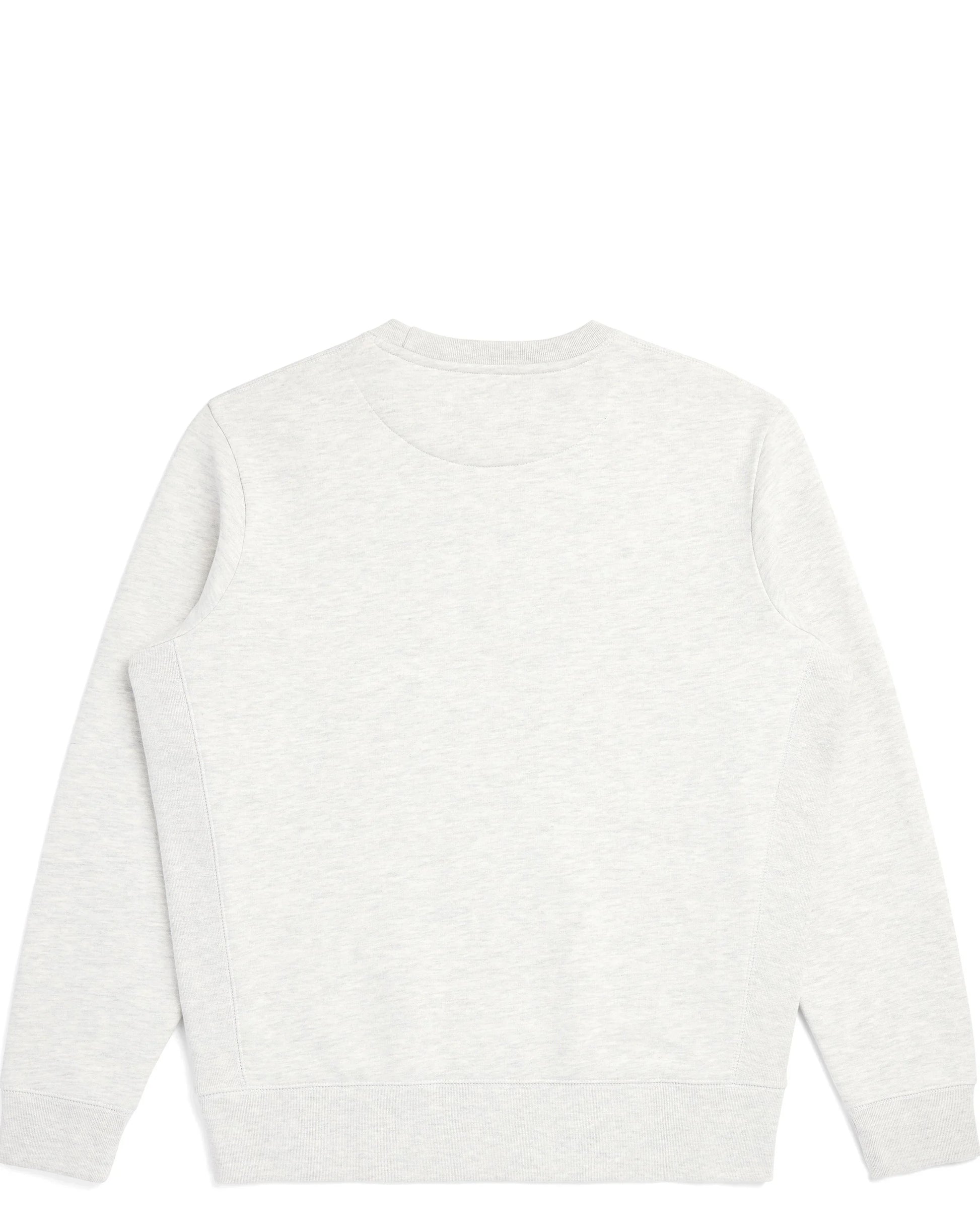 Organic Brushed Cotton Crewneck Sweatshirt Midweight 12oz Ash Heather - Rose & Rae Threads