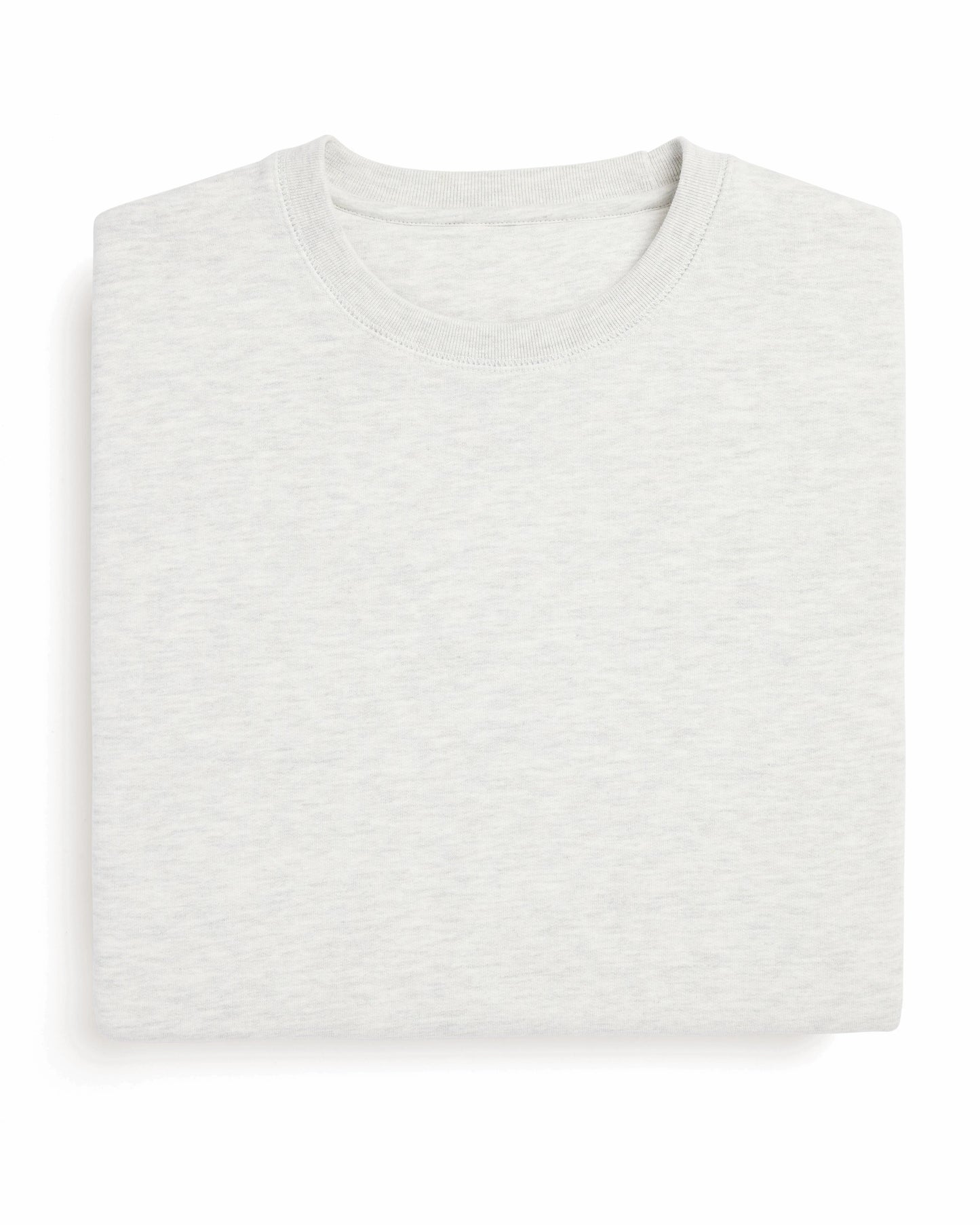 Organic Brushed Cotton Crewneck Sweatshirt Midweight 12oz Ash Heather - Rose & Rae Threads