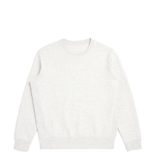 Organic Brushed Cotton Crewneck Sweatshirt Midweight 12oz Ash Heather - Rose & Rae Threads