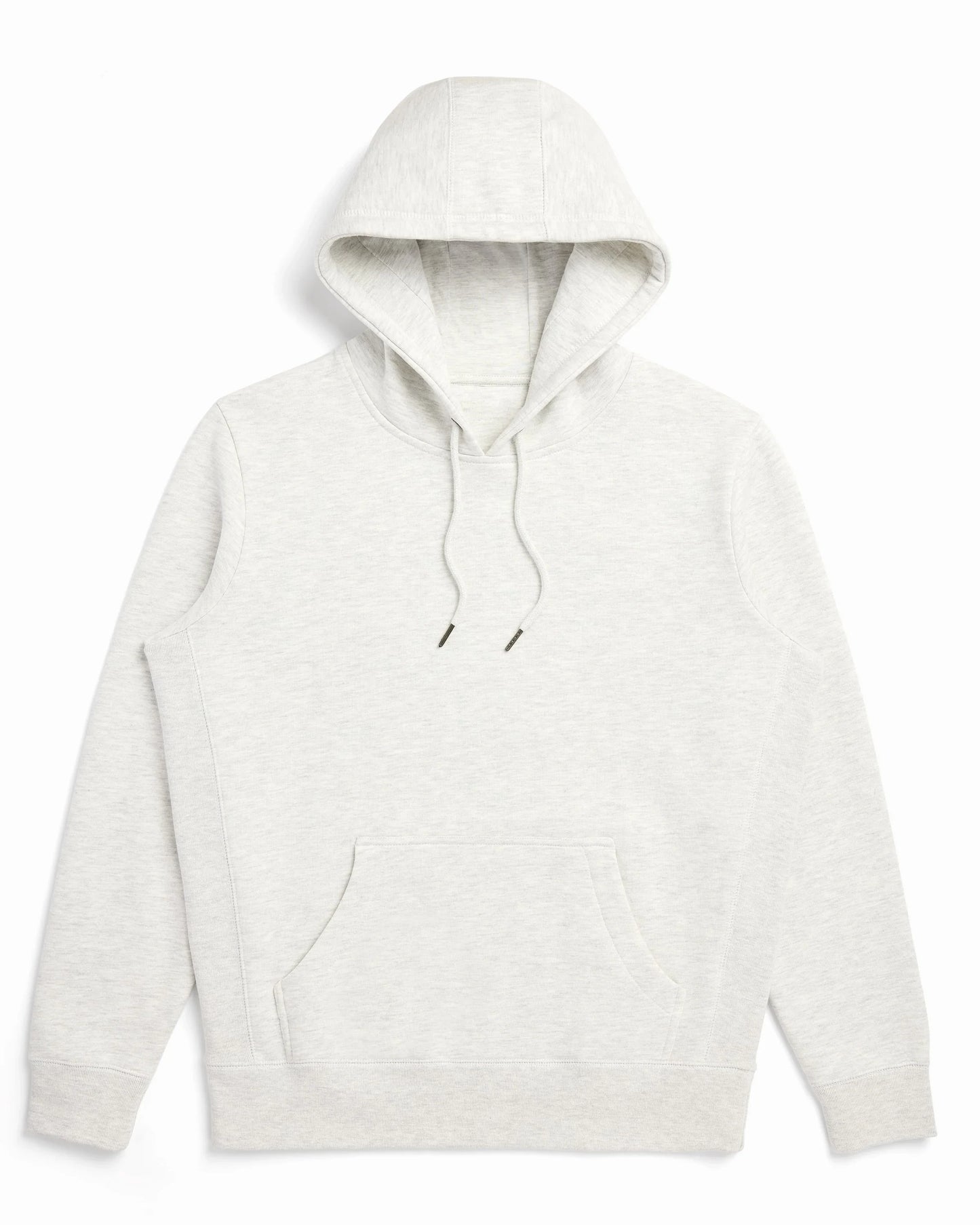 Organic Brushed Cotton Hoodie Midweight 12oz Ash Heather - Rose & Rae Threads
