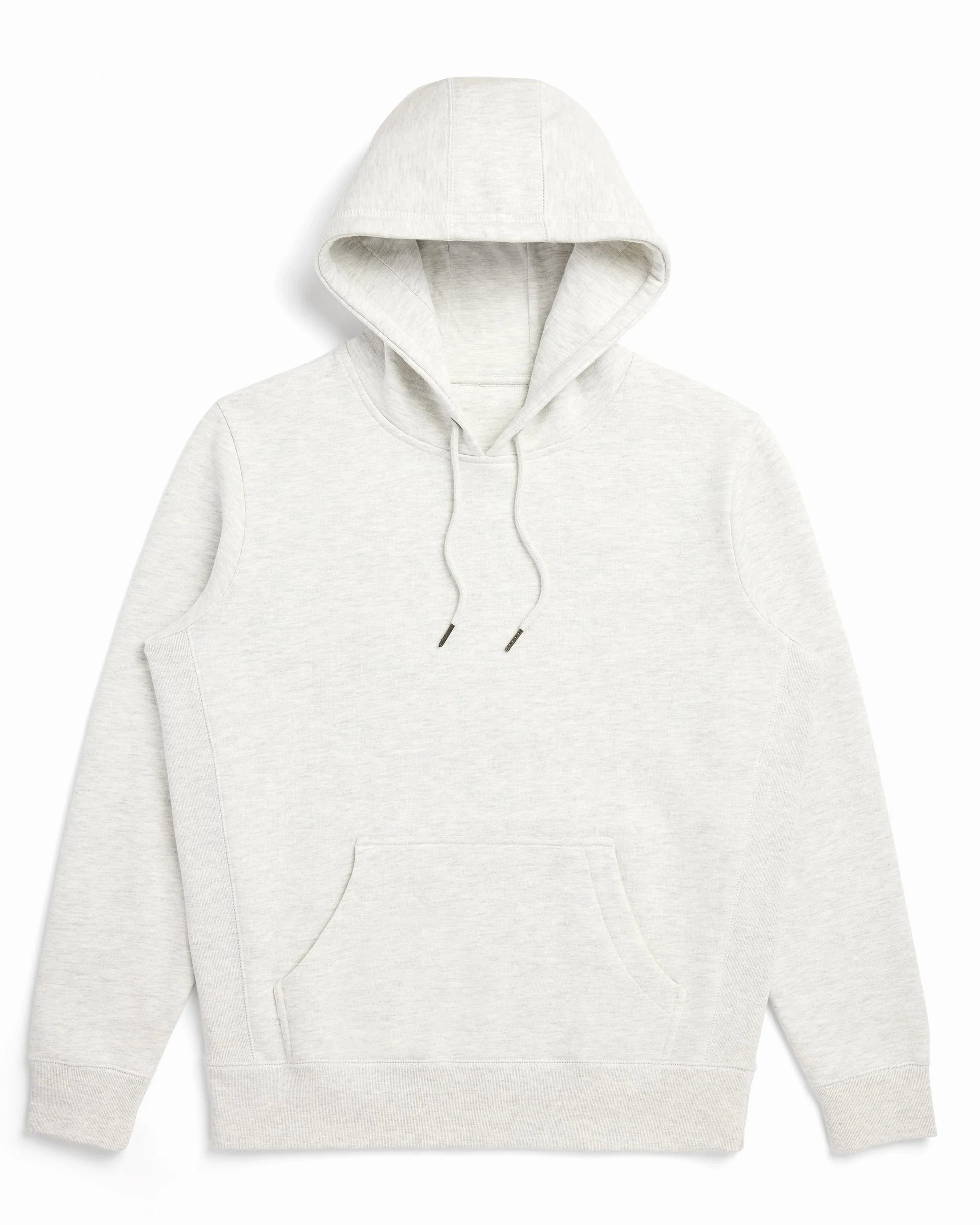 Organic Brushed Cotton Hoodie Midweight 12oz Ash Heather - Rose & Rae Threads