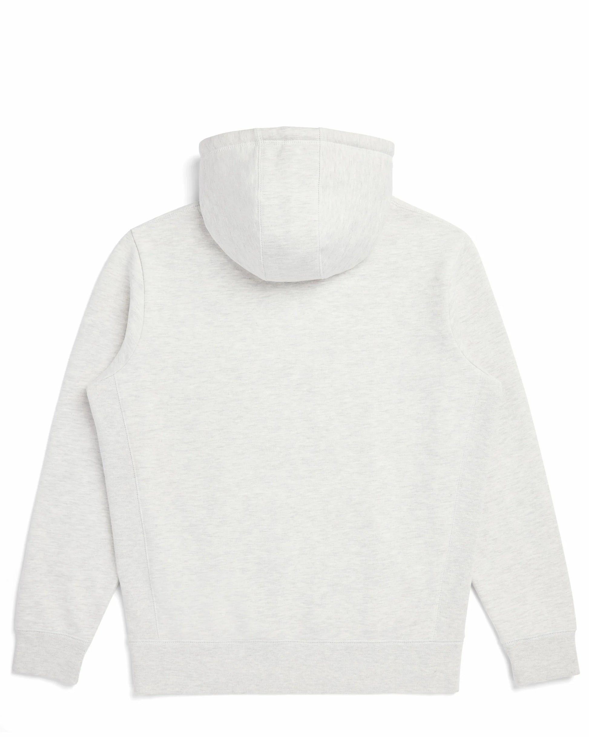 Organic Brushed Cotton Hoodie Midweight 12oz Ash Heather - Rose & Rae Threads