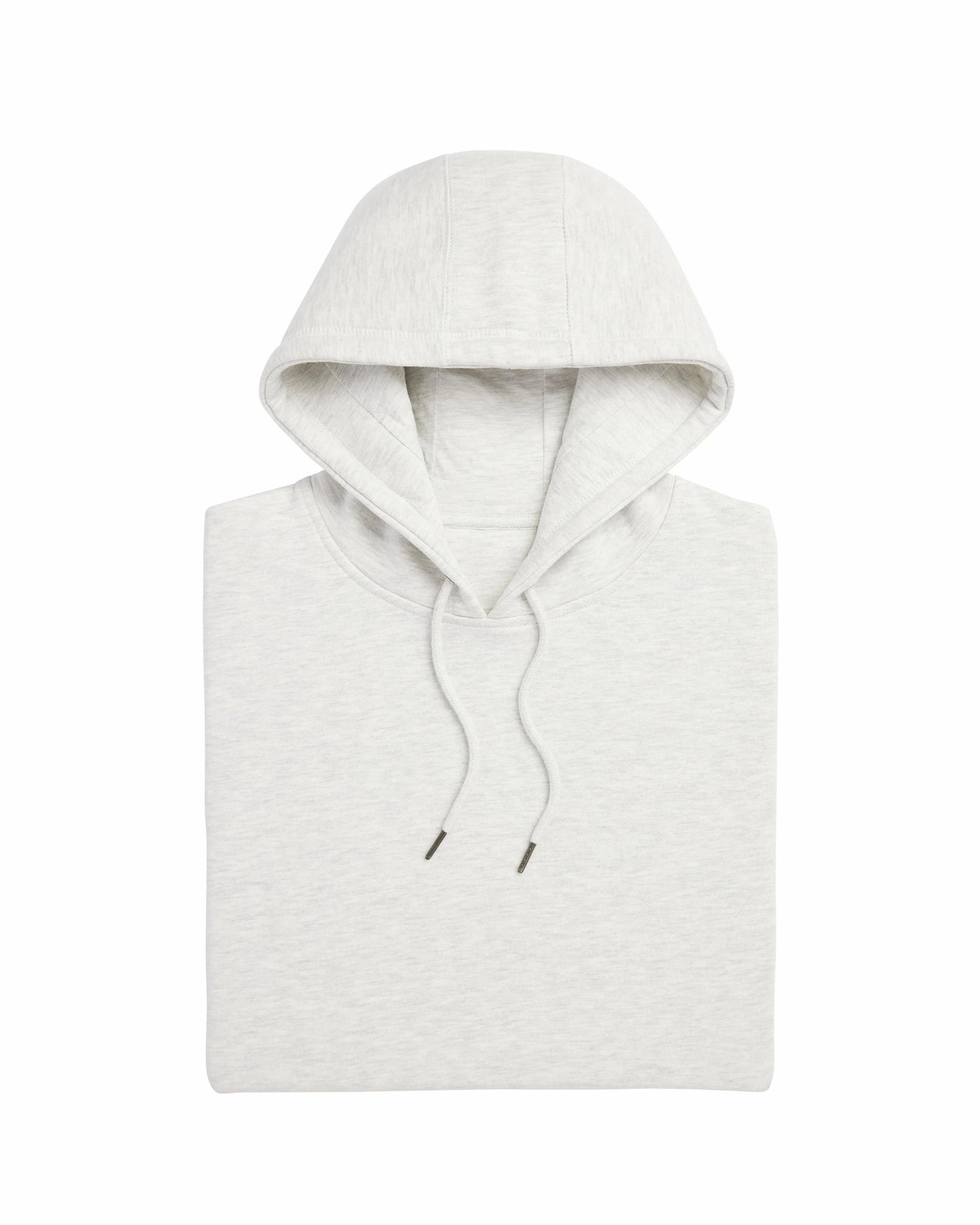 Organic Brushed Cotton Hoodie Midweight 12oz Ash Heather - Rose & Rae Threads