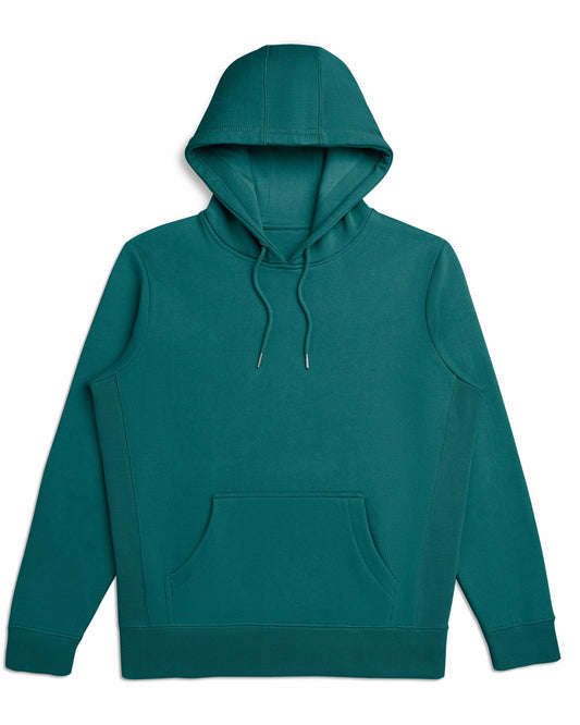Organic Brushed Cotton Hoodie Midweight 12oz Bayberry - Rose & Rae Threads
