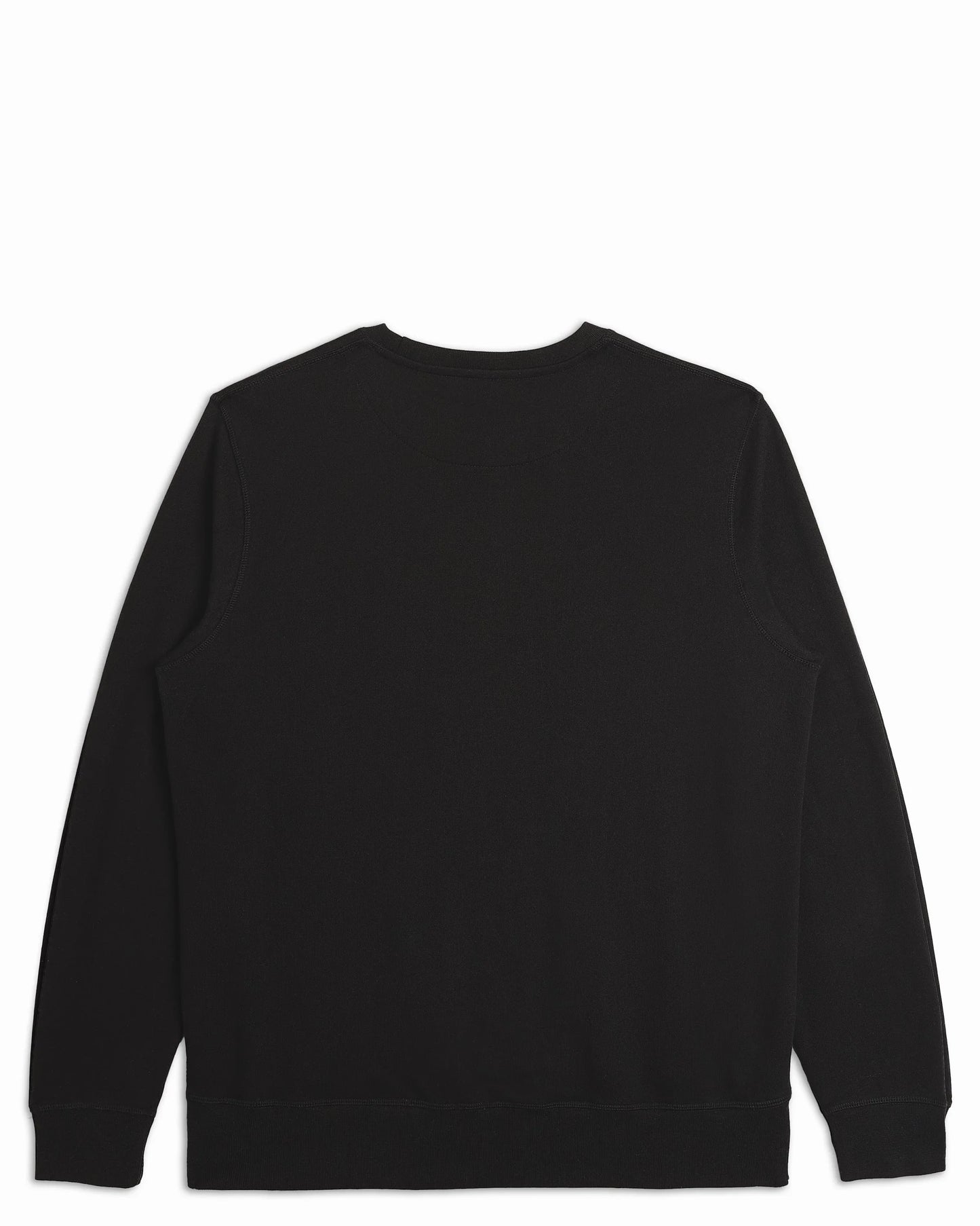 Organic Cotton French Terry Crewneck Midweight 10oz Black - Rose & Rae Threads