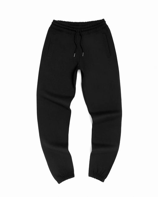 Organic Brushed Cotton Sweatpants - Black | Rose & Rae Threads