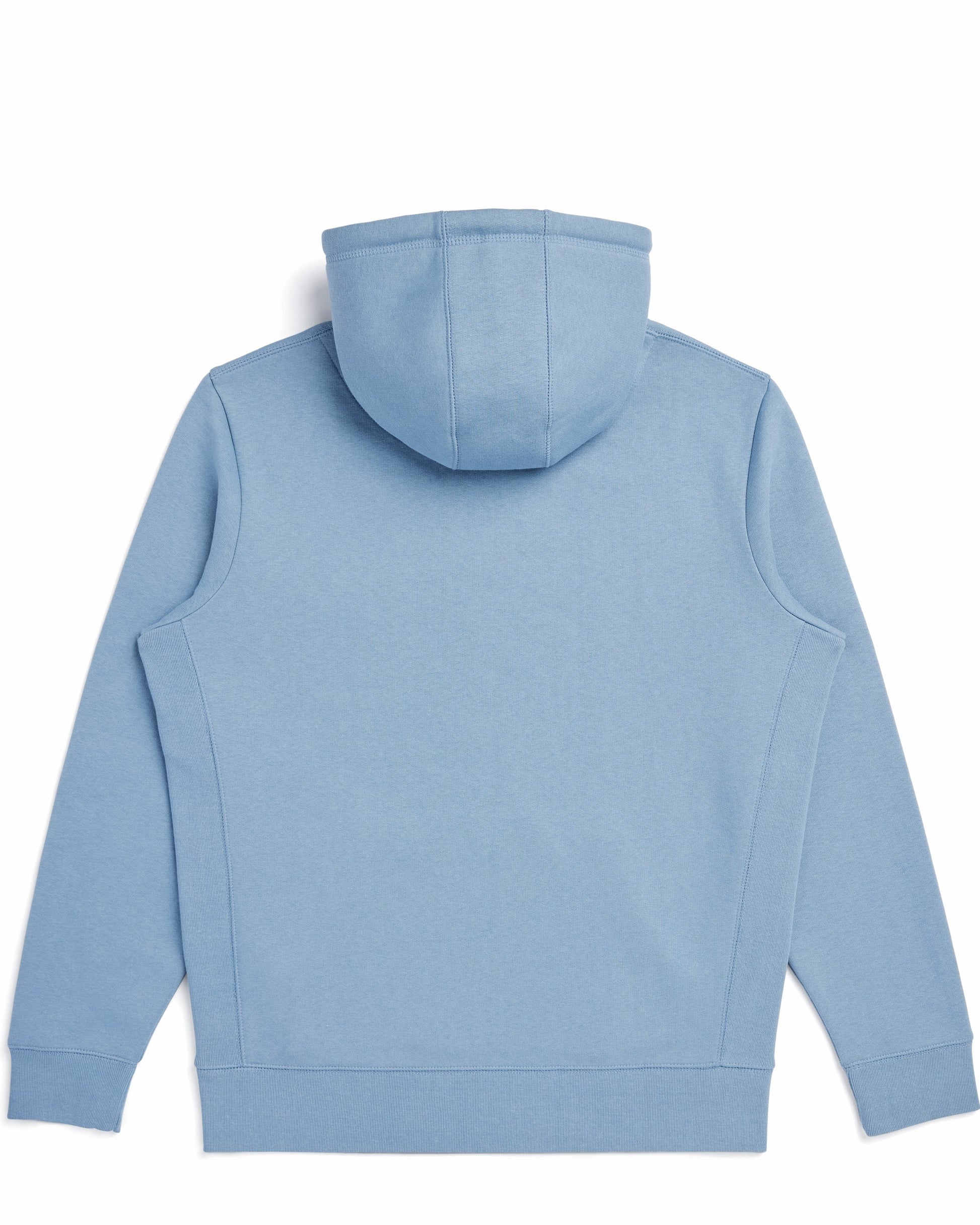 Organic Brushed Cotton Hoodie Midweight 12oz Cloudy Blue - Rose & Rae Threads