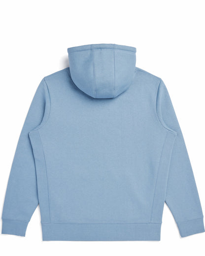 Organic Brushed Cotton Hoodie Midweight 12oz Cloudy Blue - Rose & Rae Threads