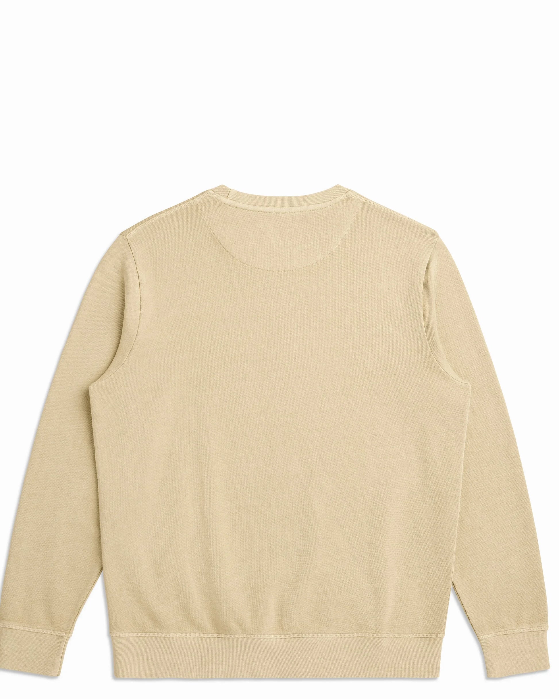 Organic Cotton French Terry Crewneck Midweight 10oz Dune - Rose & Rae Threads