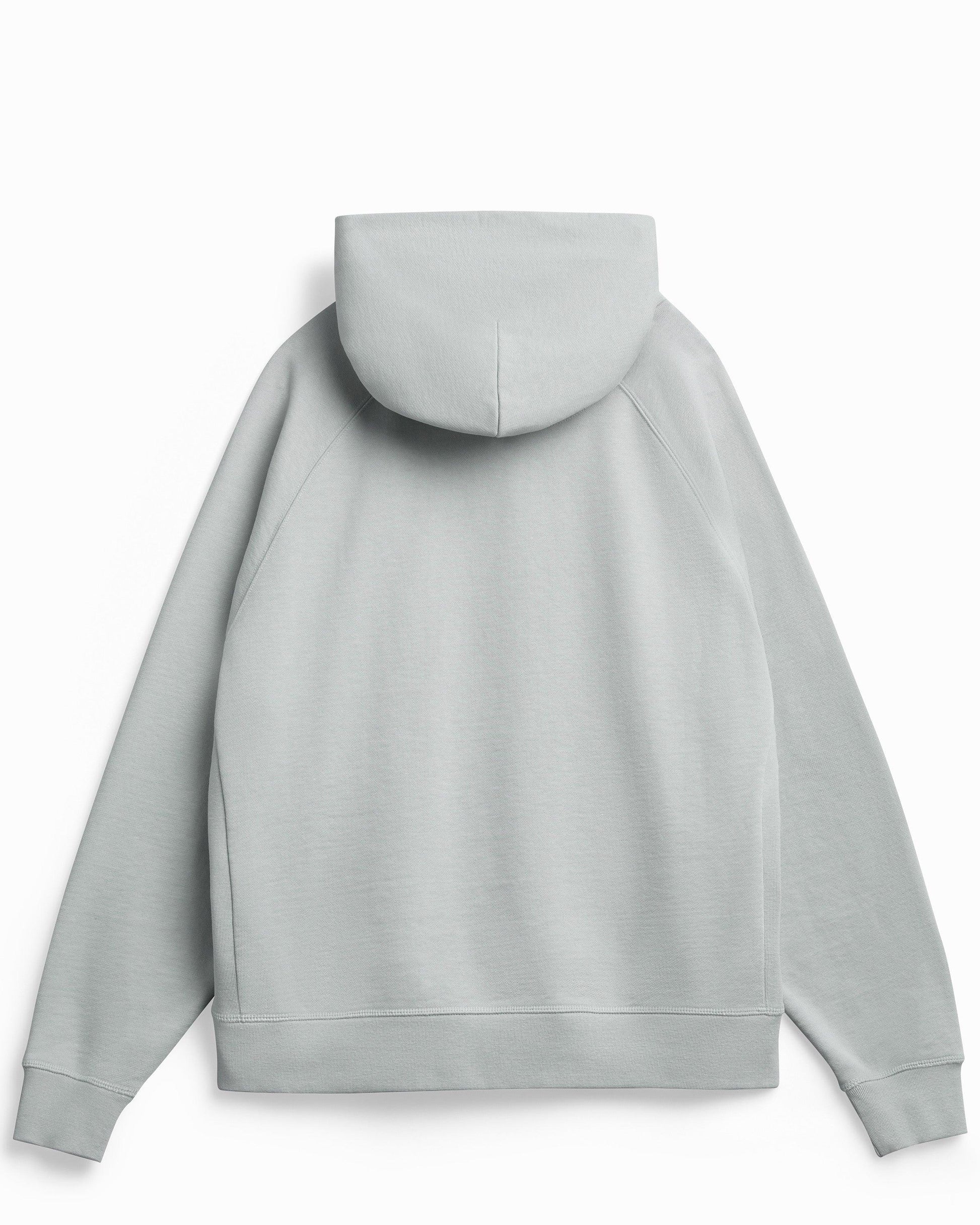 Organic Cotton French Terry Hoodie Heavyweight 15oz Mineral - Rose & Rae Threads