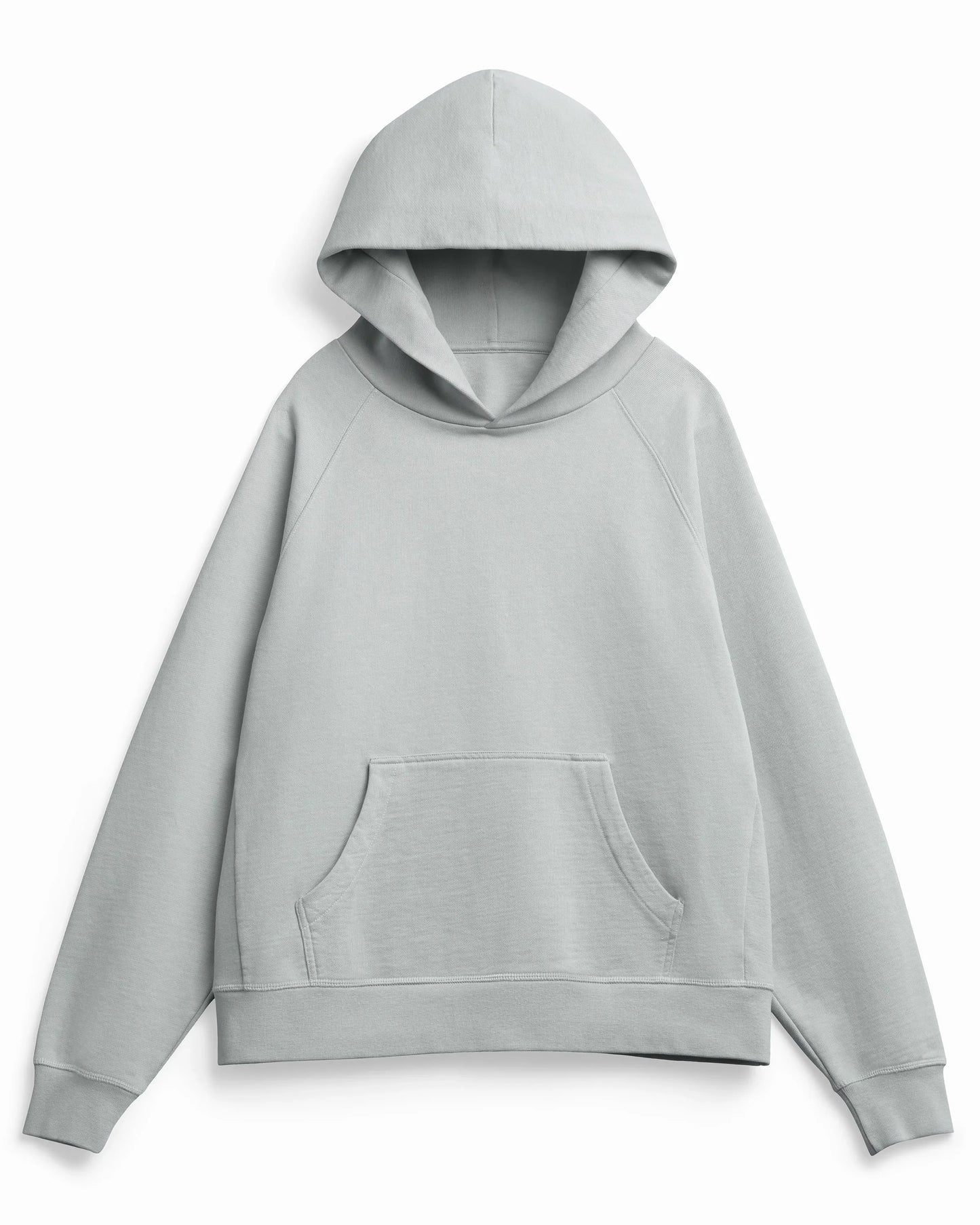 Organic Cotton French Terry Hoodie Heavyweight 15oz Mineral - Rose & Rae Threads
