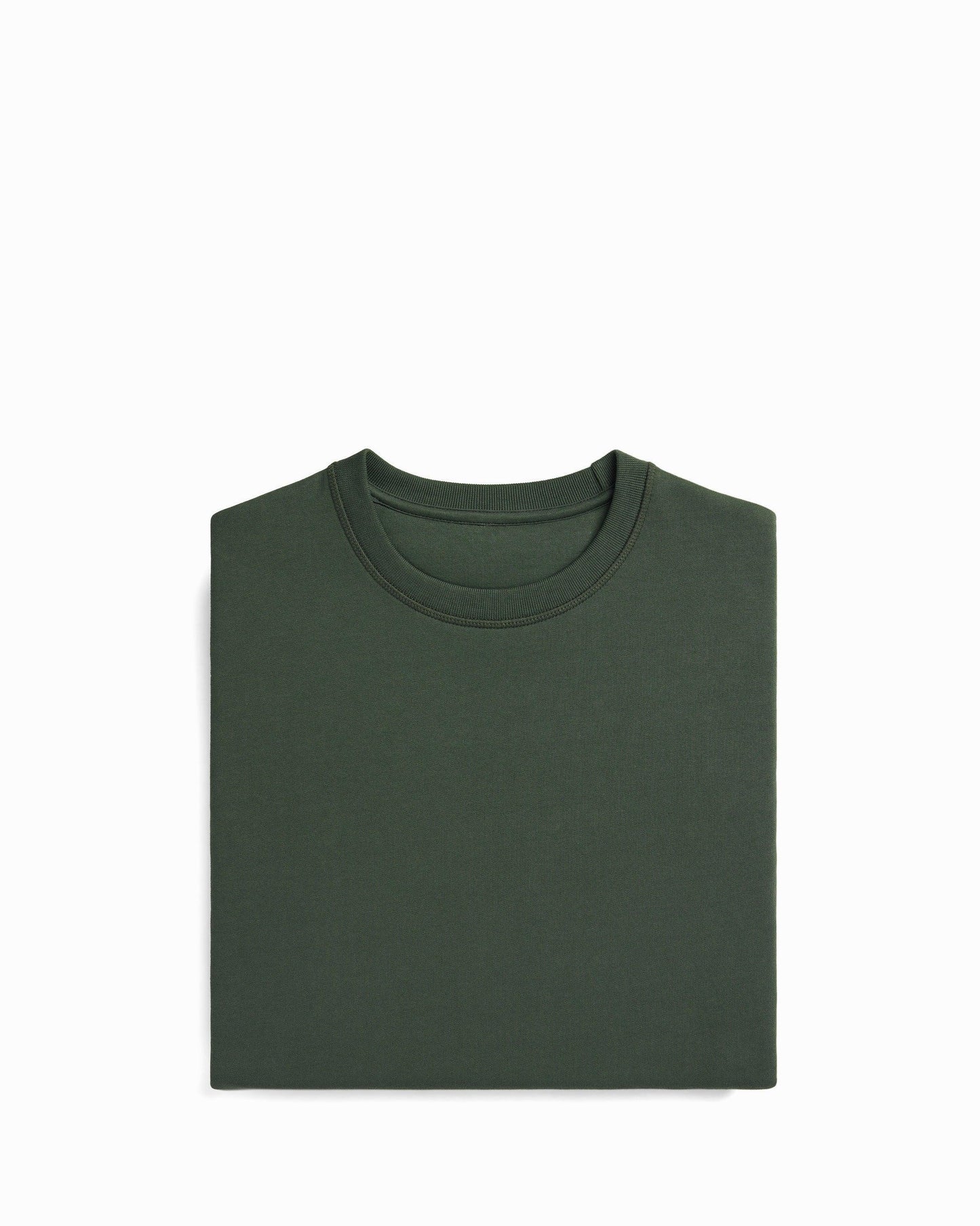 Organic Brushed Cotton Crewneck Sweatshirt Midweight 12oz Ivy - Rose & Rae Threads