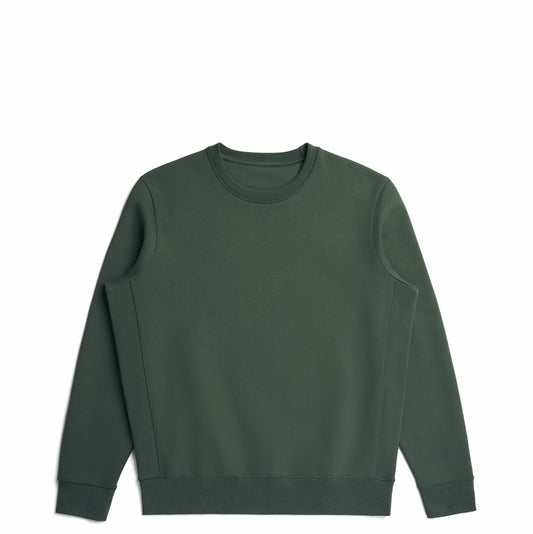 Organic Brushed Cotton Crewneck Sweatshirt Midweight 12oz Ivy - Rose & Rae Threads