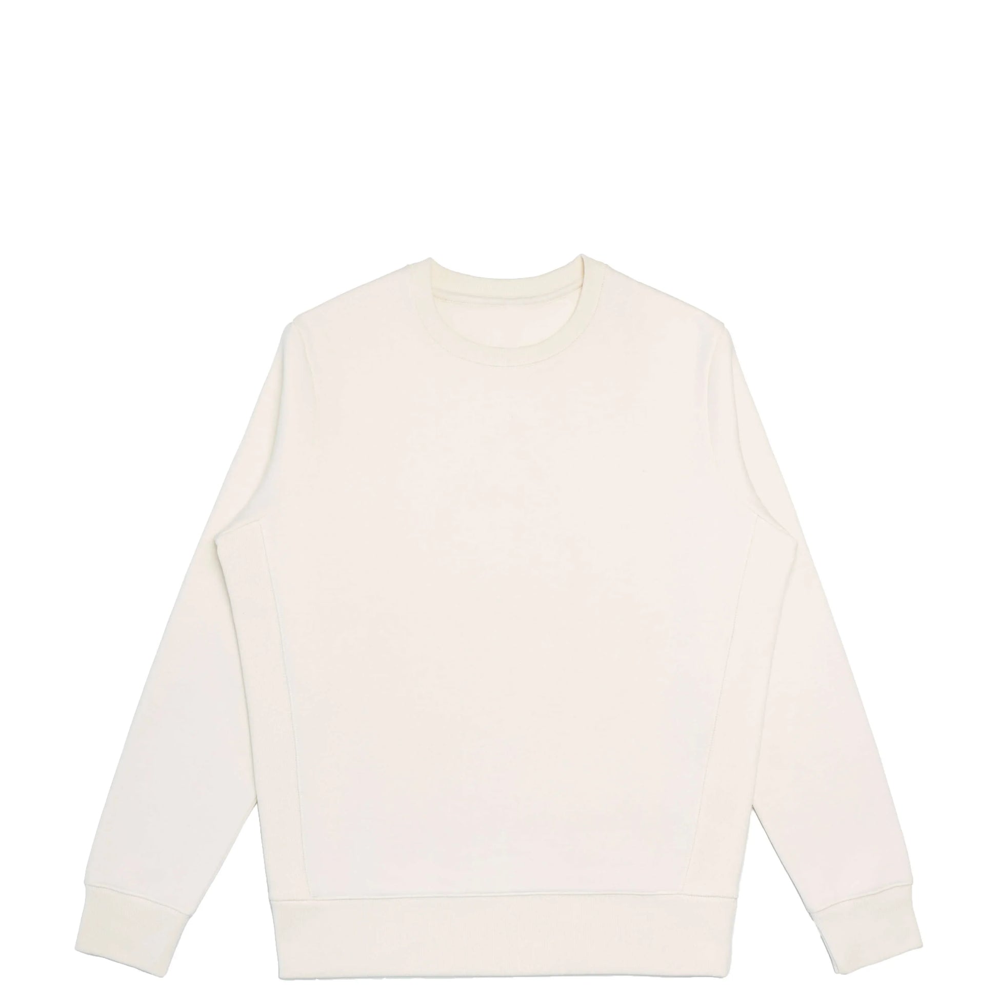 Organic Brushed Cotton Crewneck Sweatshirt Midweight 12oz Natural - Rose & Rae Threads