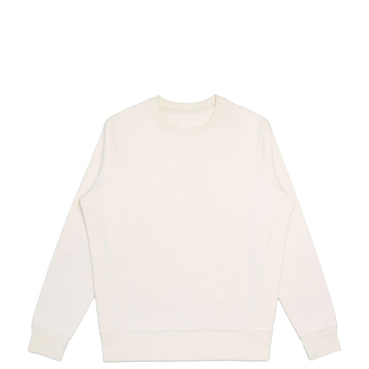 Organic Brushed Cotton Crewneck Sweatshirt Midweight 12oz Natural - Rose & Rae Threads