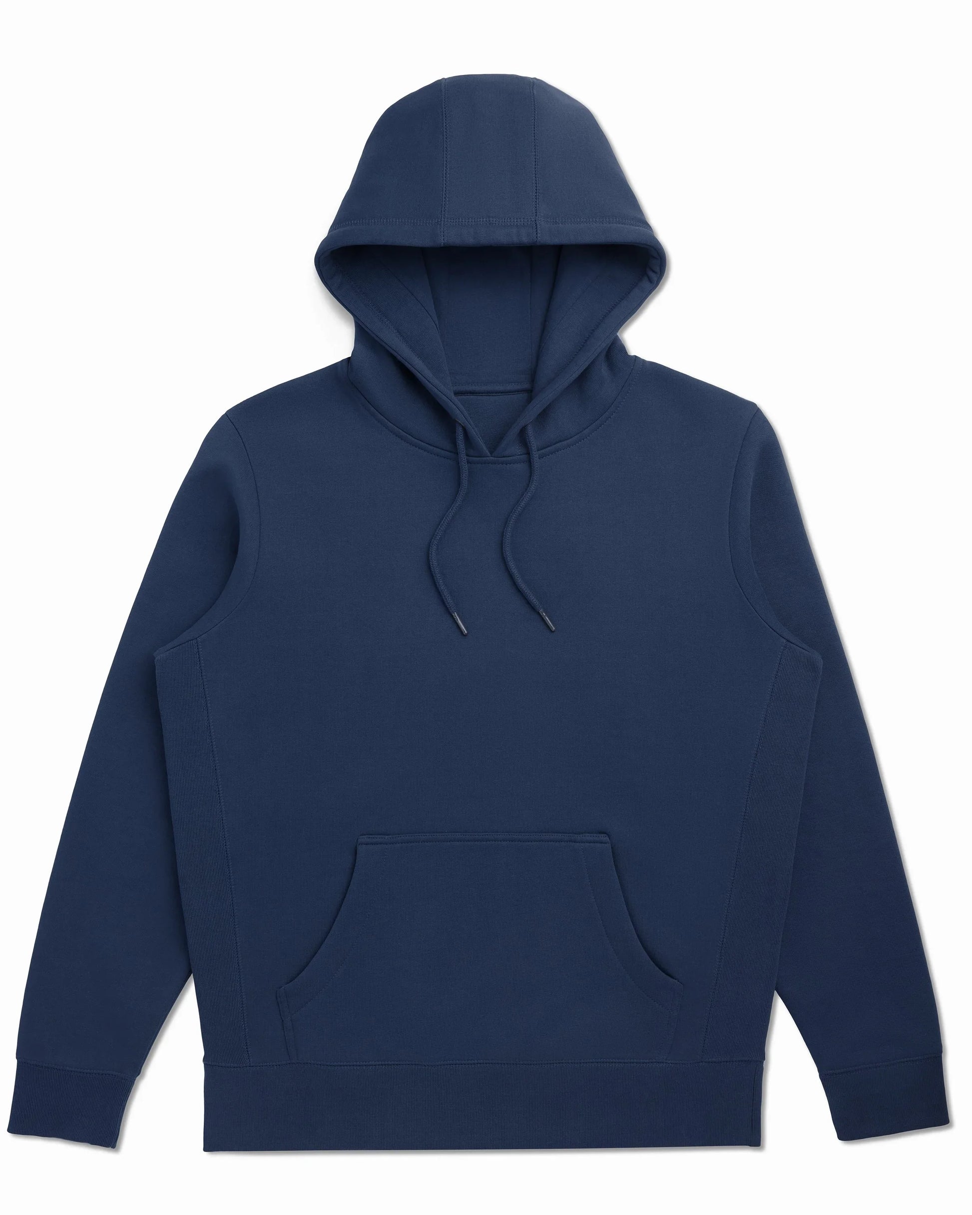 Organic Brushed Cotton Hoodie Midweight 12oz Navy - Rose & Rae Threads